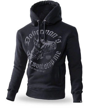Bluza DOBERMANS DANGEROUS BK242 kaptur czarna