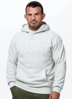 Bluza PIT BULL WASHED ORLANDO white stone kaptur