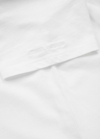 T-shirt PIT BULL Garment Washed CLASSIC BOXING biały