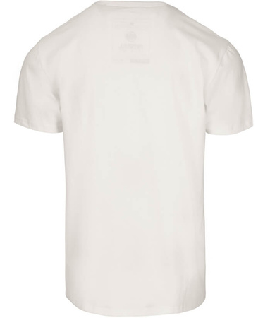 T-shirt PIT BULL USA CAL 140 spandex biały (off white)
