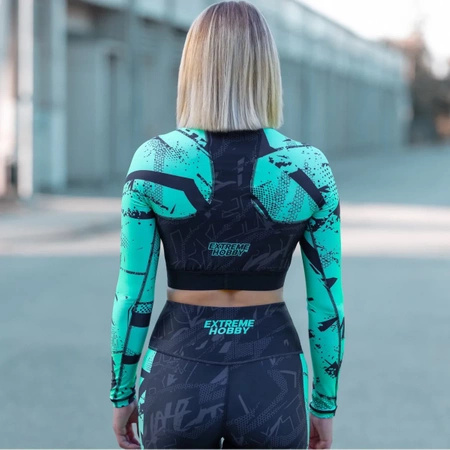 Crop Top Rashguard Longsleeve Damski Neo