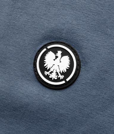 T-shirt ULTRAPATRIOT MODEL SN1 niebiesko/szary