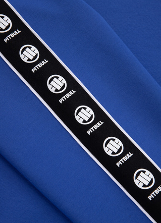 Komplet dresowy PIT BULL Tricot Terry TAPE NUGGET niebieski (electric blue) kaptur