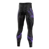 Legginsy męskie EXTREME HOBBY BLACK PANTHER fioletowe