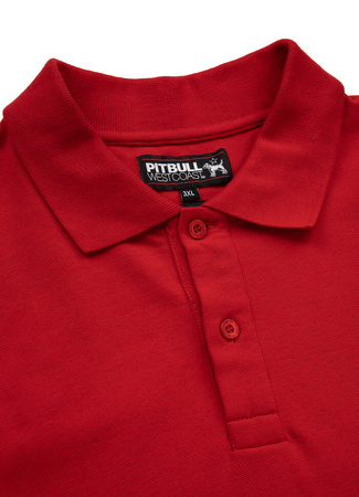 POLO PIT BULL regular LOGO czerwone