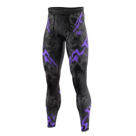 Legginsy Sportowe Męskie Black Panther
