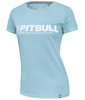 T-shirt damski PIT BULL R slim fit WMN błękitny