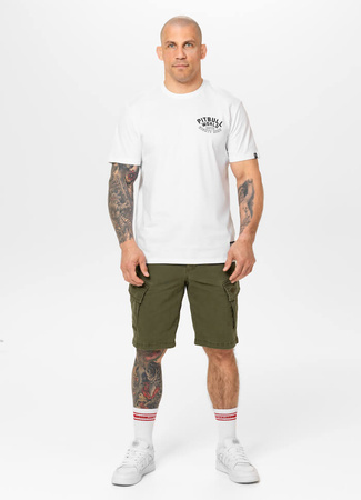 T-shirt PIT BULL HERO biały