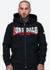 Bluza LONSDALE GARRIGILL czarna rozpinana