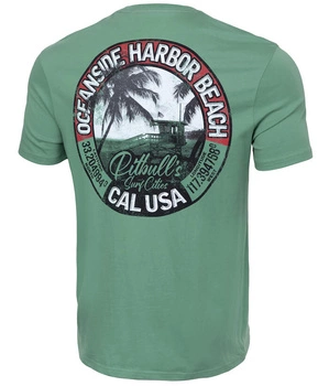 T-shirt PIT BULL OCEANSIDE (mint) miętowy
