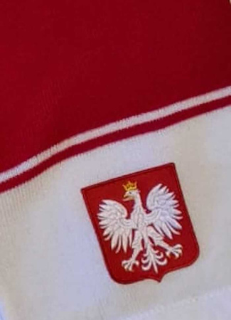 Szalik PASIAK BIAŁO CZERWONY SZALP1