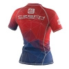 Short sleeve rashguard damski EXTREME HOBBY CZESKI LEW czerwony