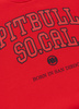Bluza PIT BULL SO CAL fluo red prosta