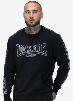 Bluza LONSDALE KIRKLINTON czarna prosta