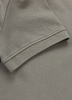 POLO PIT BULL Denim Washed Pique SMALL LOGO grey harbour