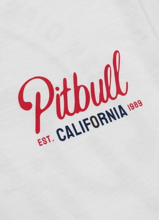 T-shirt PIT BULL SAN DIEGO BORN biały