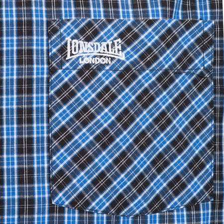 Koszula LONSDALE BRIXWORTH niebiesko-czarna