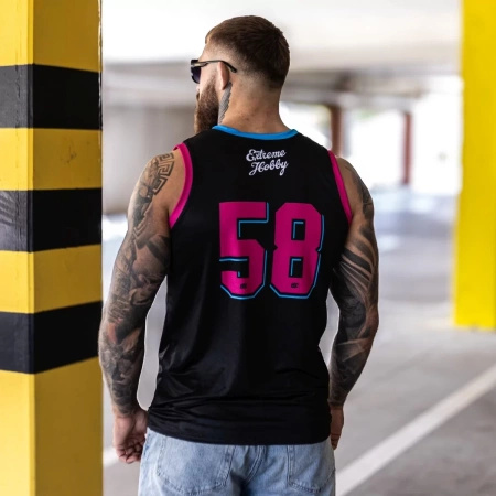 Tank Top Koszykarski EXTREME HOBBY VIBE czarny