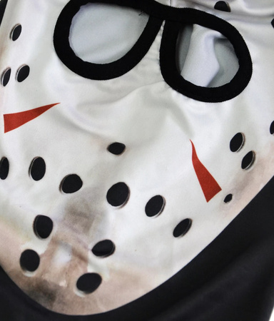 Kominiarka EXTREME ADRENALINE BIAŁO CZERWONE PASY