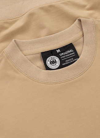 Bluza PIT BULL Tricot Terry GRAFFITTI pale sand prosta
