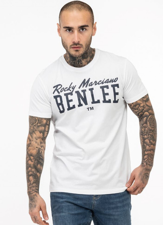 T-shirt BENLEE LOGO biały