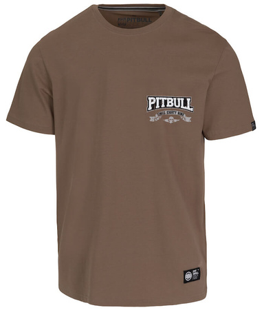 T-shirt PIT BULL TROUBLEMAKER dark brown