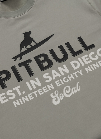 Bluza PIT BULL Tricot Terry SURFING DOG dusty salvia prosta