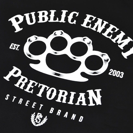 Bluza PRETORIAN PUBLIC ENEMY prosta czarna