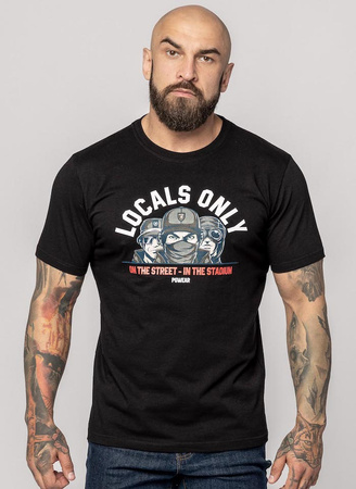 T-shirt PGWEAR LOCALS ONLY czarny