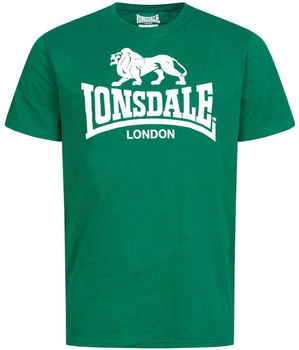 T-shirt LONSDALE LOGO (bottle green) zielony