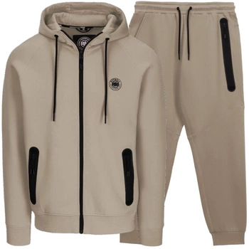 Komplet dresowy PIT BULL DOGWOOD beżowy (dark sand)