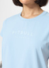 Damska koszulka sportowa PIT BULL AVENIDA WMN light blue