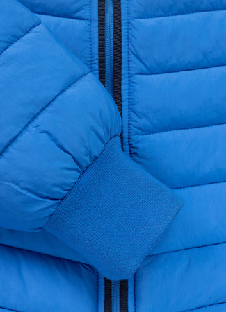 Kurtka PIT BULL NAYLOR HOODED PADDED niebieska (royal blue)