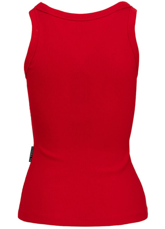 Damski Tank top PIT BULL Rib LAYLA WMN czerwony