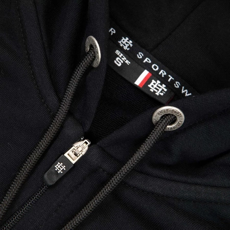 Bluza Hooded Zip EXTREME HOBBY HASHTAG 22 czarny
