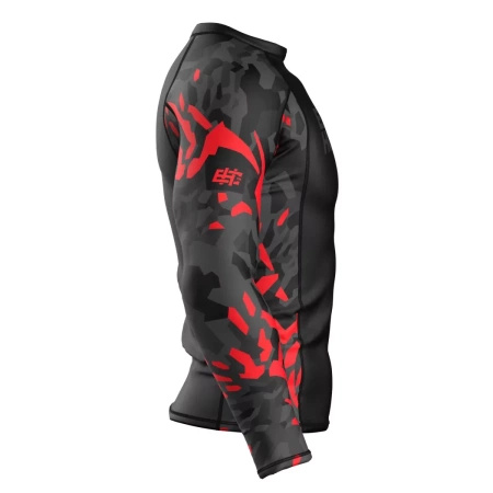 Longsleeve Rashguard EXTREME HOBBY BLACK PANTHER czerwony