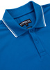 POLO PIT BULL regular LOGO STRIPES niebieskie (royal blue)