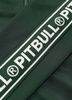 Bluza PIT BULL OLDSCHOOL TAPE LOGO TERRY bottle green stójka