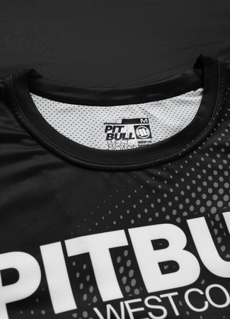 Rashguard PIT BULL MESH PLAYER czarny krótki rękaw