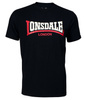 T-shirt LONSDALE TWO TONE czarny