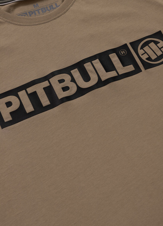 T-shirt PIT BULL HILLTOP 170 ciemnobeżowy (dark sand)
