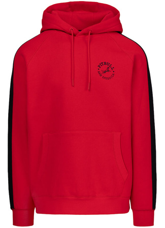 Bluza PIT BULL SAN DIEGO CA czerwona kaptur