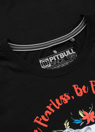 T-shirt damski PIT BULL HAPPY PIT 2 czarny