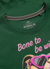 T-shirt damski PIT BULL SUNGLASSES DOG WMN zielony (leaf green)