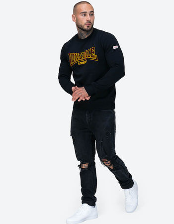 Bluza LONSDALE CLASSIC czarna prosta