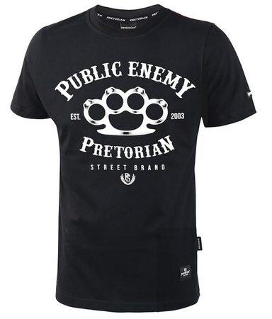 T-shirt PRETORIAN PUBLIC ENEMY czarny
