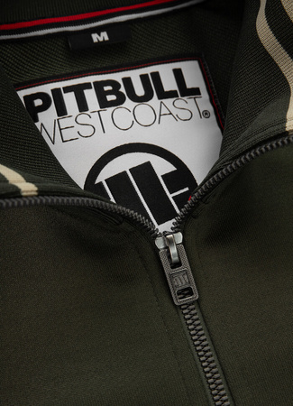 Komplet dresowy PIT BULL OLDSCHOOL TAPE LOGO TERRY old green