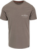 T-shirt PIT BULL USA CAL 140 spandex taupe