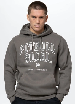 Bluza PIT BULL SO CAL taupe kaptur
