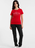 T-shirt damski PIT BULL USA CAL WMN czerwony